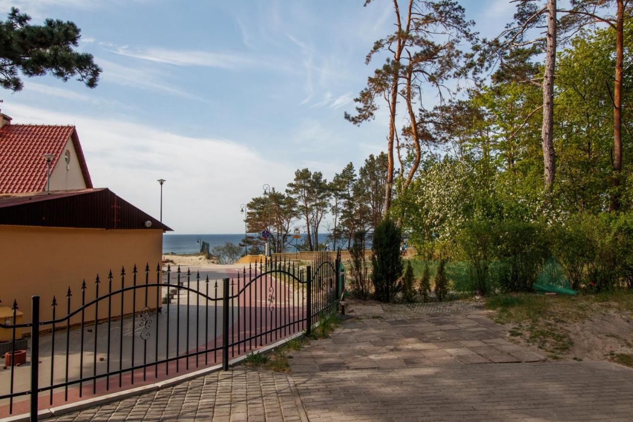 „Amber” Pokoje z widokiem na morze Krynica Morska Zewnętrze zdjęcie
